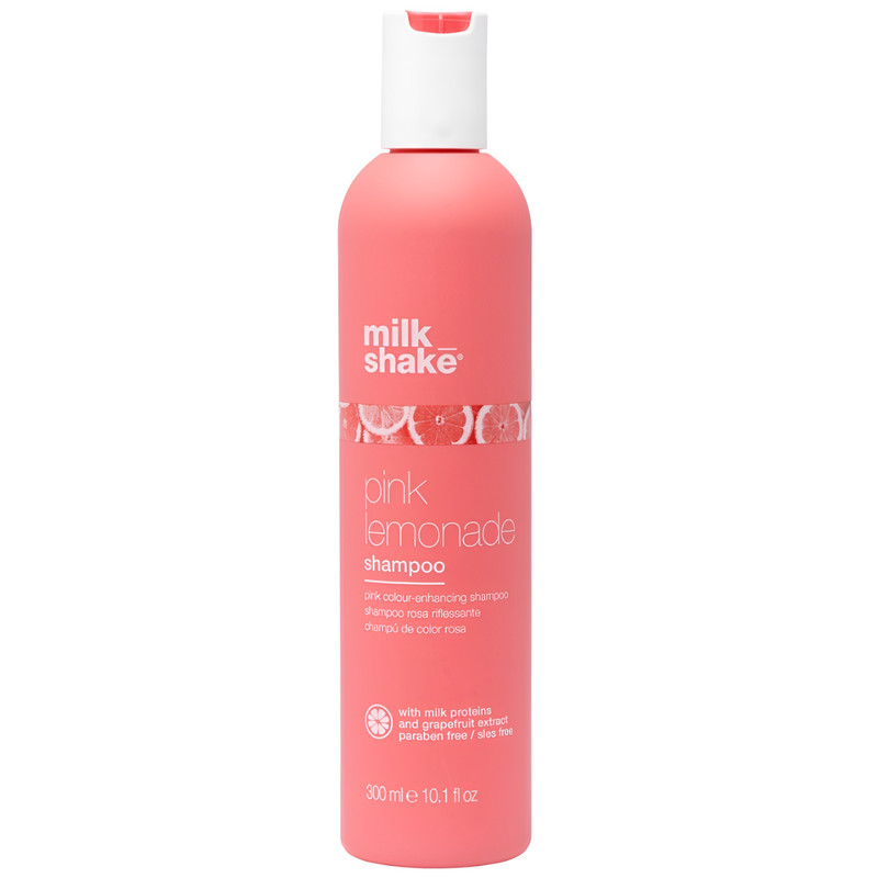 شامپو تثبیت کننده رنگ مو صورتی میلک‌ شیک مدل PINK LEMONADE حجم 300 میلی لیتر