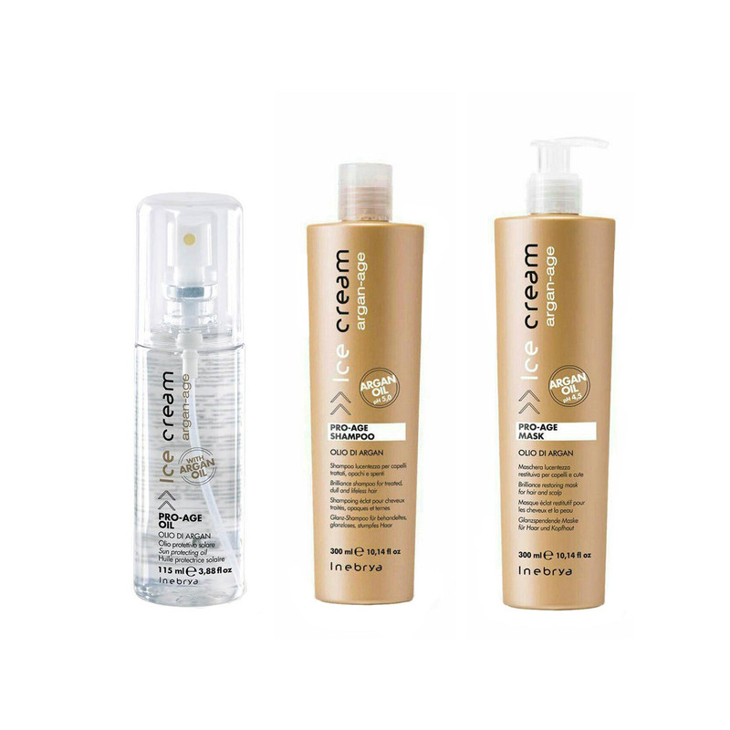 کیت شامپو آرگان آیس کریم مدل Argan-Age