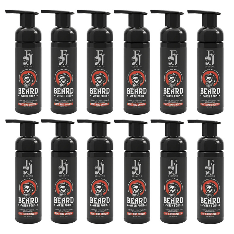 شامپو شست و شوی ریش و سبیل افجه مدل BEARD-WA با حجم 150 میلی لیتر مجموعه 12 عددی