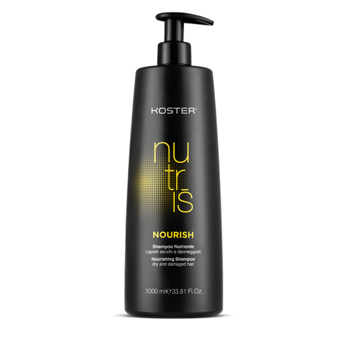 شامپو تقویت کننده مو کاستر مدل NUTRIS NOURISH مناسب برای موهای خشک و آسیب‌دیده حجم 1000 میلی لیتر