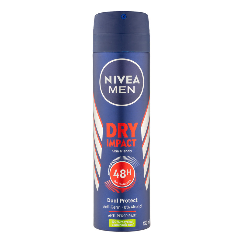 اسپری ضد تعریق مردانه نیوآ مدل Dry impact حجم 150 میلی لیتر