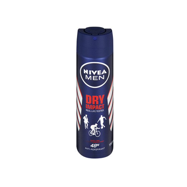 اسپری بدن مردانه نیوآ مدل DRY IMPACT حجم 125 میلی لیتر