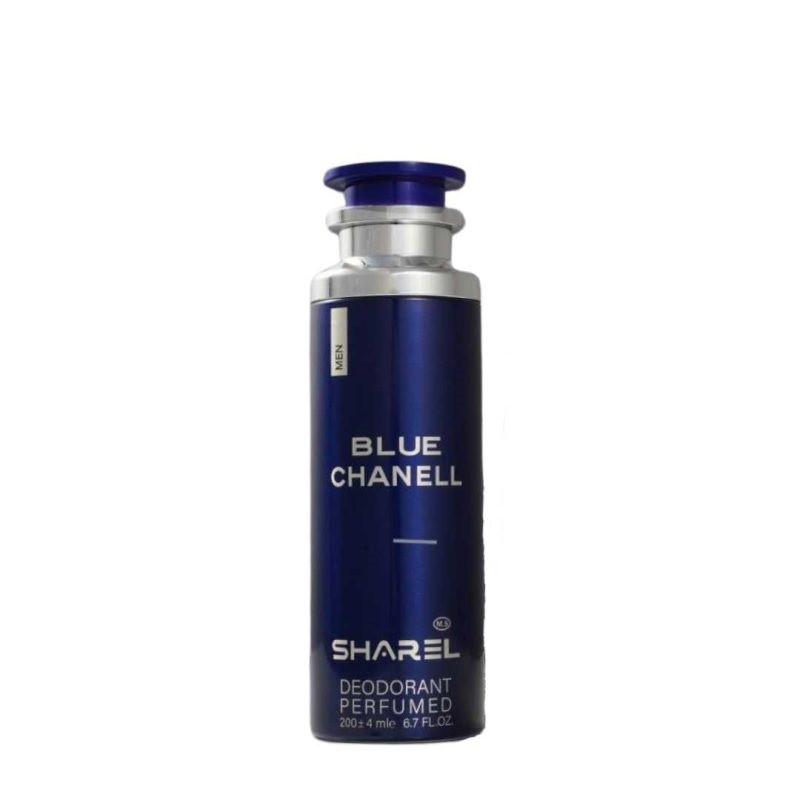 اسپری بدن مردانه شارل مدل Blue Chanell حجم 200 میلی لیتر
