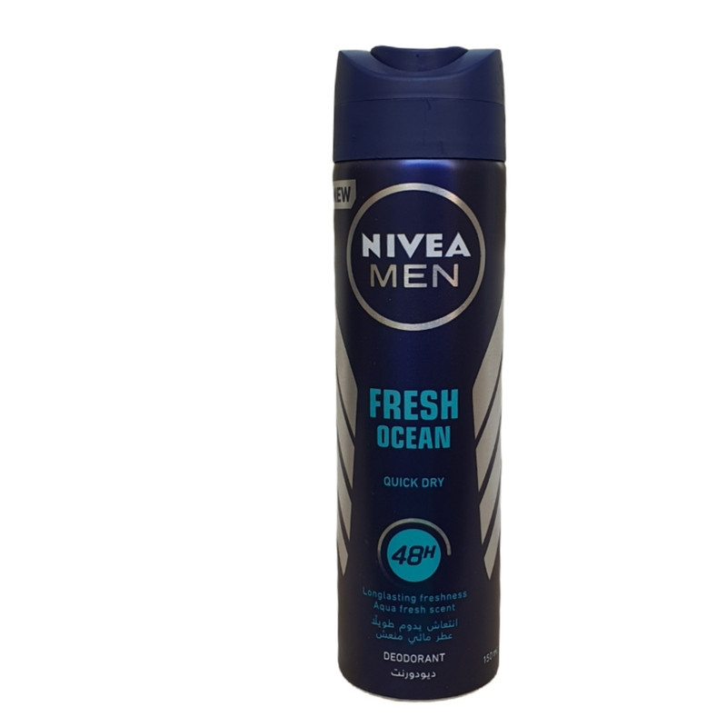 اسپری بدن مردانه نیوآ مدل Fresh Active حجم 150 میلی لیتر