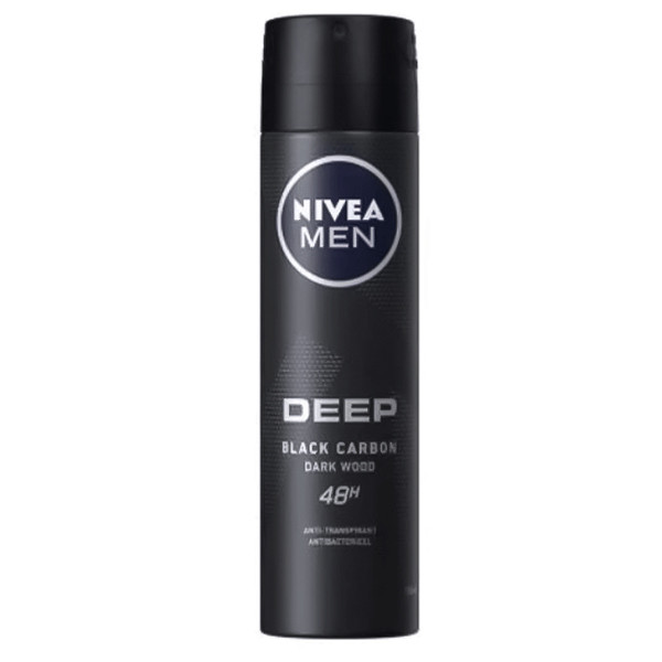 اسپری ضد تعریق مردانه نیوآ مدل DEEP-BLACK-CARBON حجم 130 میلی لیتر