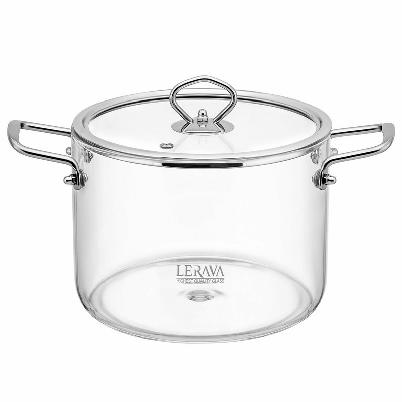 قابلمه لراوا مدل شیشه ای کد 4/5L سایز 20