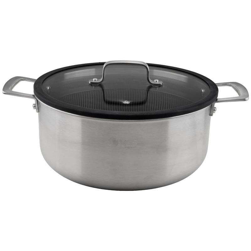 قابلمه استیل ام جی اس مدل کف لیزری PS3124 سایز 32
