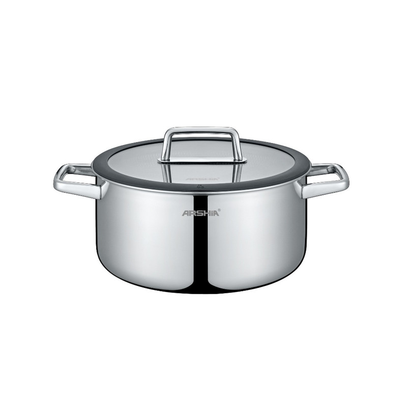قابلمه استیل عرشیا مدل SS050-3171 سایز 28
