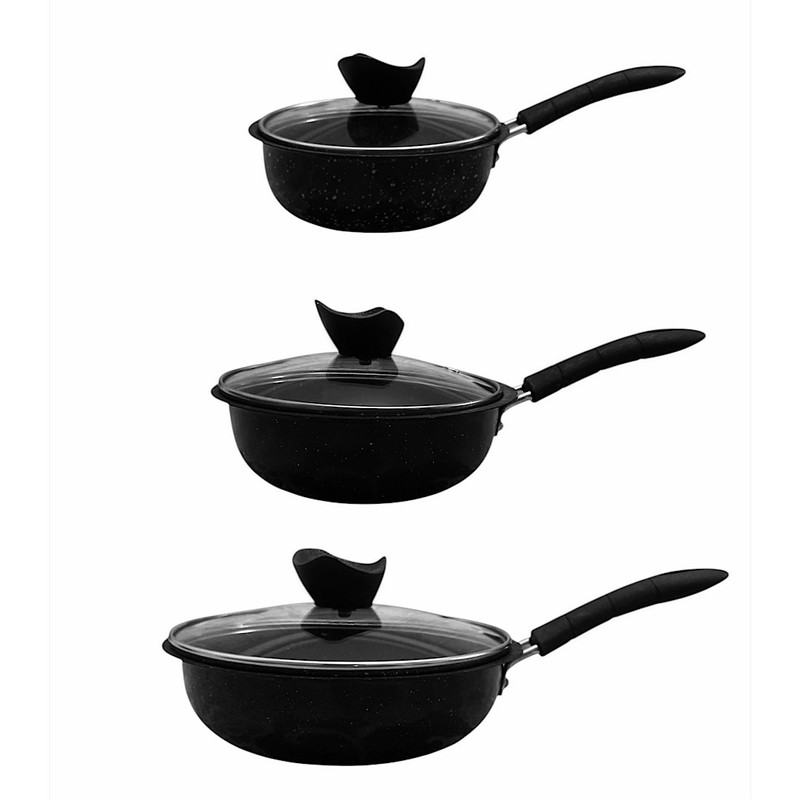 سرویس تابه گرانیتی 6 پارچه گارنت مدل B-6