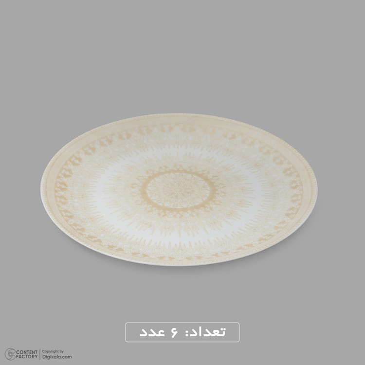 سرویس غذاخوری اوپال 26 پارچه 6 نفره دینو مدل گرد کلاسیک ورژن 3 26007