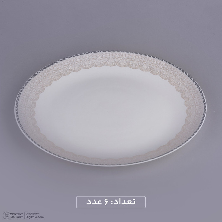 سرویس غذاخوری 26 پارچه دینو طرح دایره مدل هیدیکا