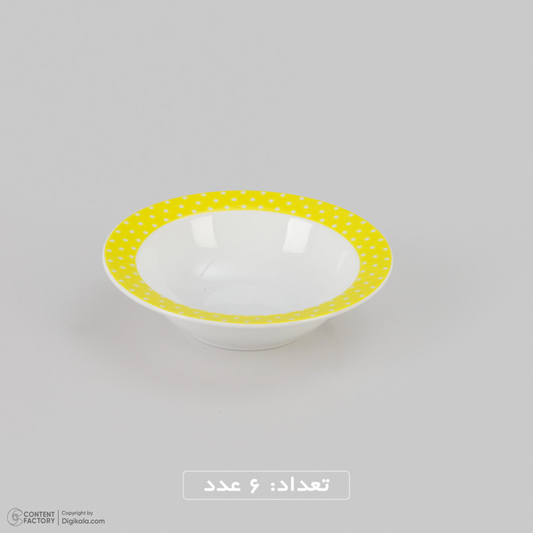 سرویس غذاخوری 28 پارچه چینی زرین ایران سری ایتالیا اف 28 مدل اسپاتی درجه عالی