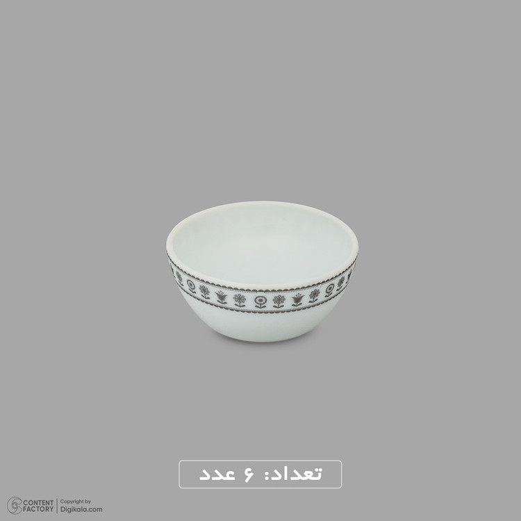 سرویس غذاخوری اوپال 26 پارچه 6 نفره آیروپال مدل گرد کلاسیک ورژن 2 آرورا