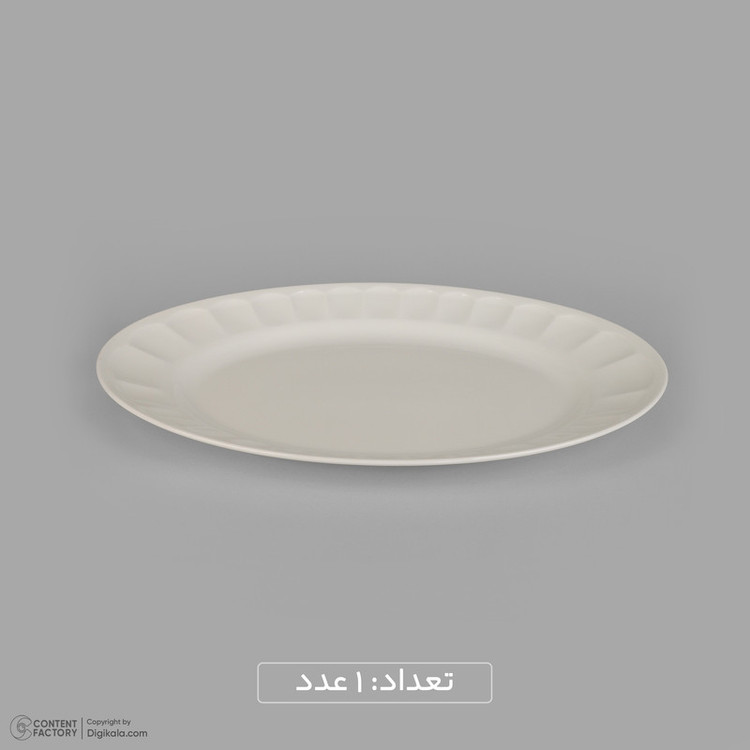 سرویس غذاخوری 29 پارچه 6 نفر چینی زرین ایران مدل نئوکلاسیک سفید درجه 3