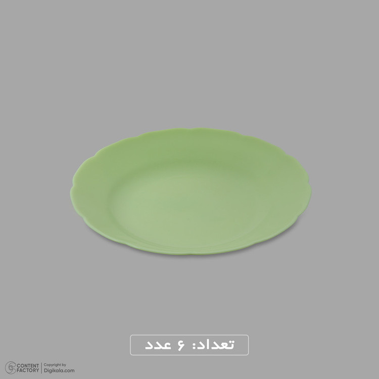 سرویس غذاخوری اوپال 26 پارچه 6 نفره گلدن اوپال مدل Florina