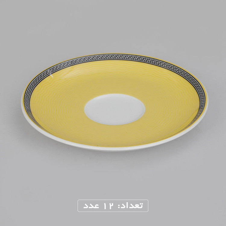 سرویس چینی 102 پارچه غذا خوری چینی زرین ایران سری ایتالیا اف مدل ویلیج درجه یک