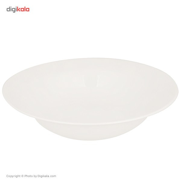 سرویس غذاخوری 102 پارچه چینی زرین ایران سری ایتالیا اف مدل White درجه یک