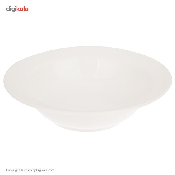 سرویس غذاخوری 102 پارچه چینی زرین ایران سری ایتالیا اف مدل White درجه یک
