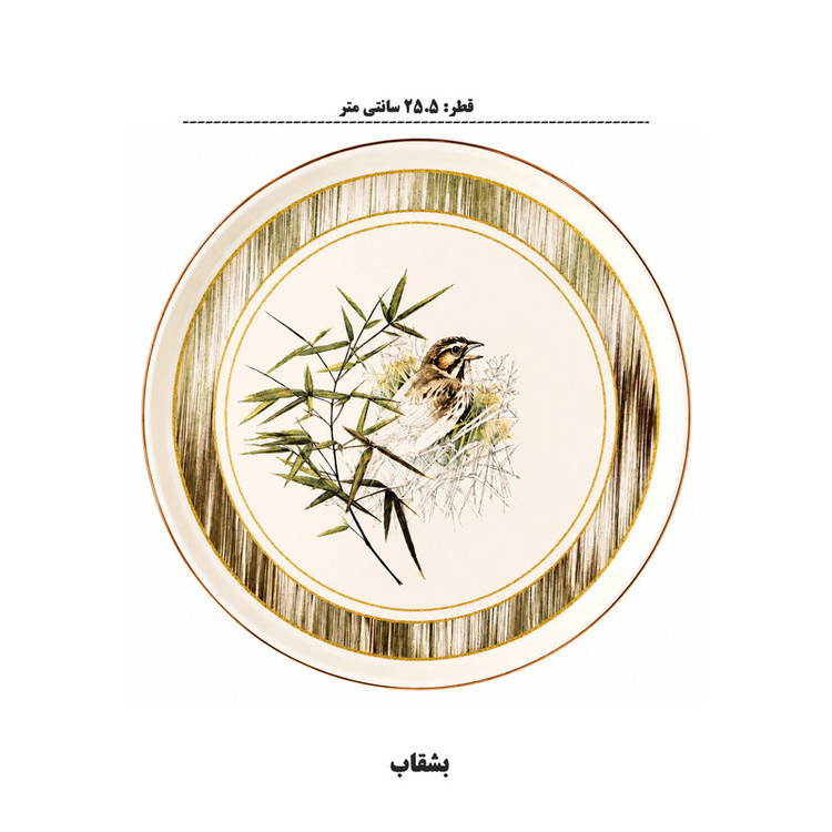 سرویس غذاخوری چینی، سرامیکی 27 پارچه 6 نفره اجار مدل Botany