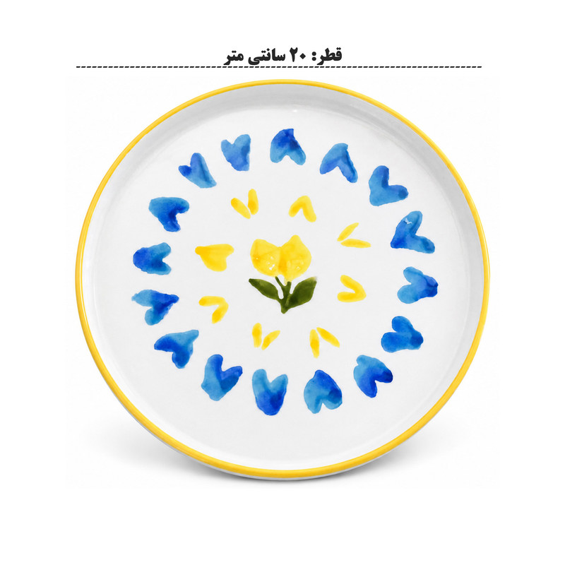 سرویس صبحانهخوری سرامیکی چینی 14 پارچه 6 نفره انگلیش هوم مدل Chello