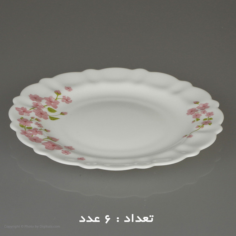 سرویس 25 پارچه اپال طرح دایره مدل اما کنگره