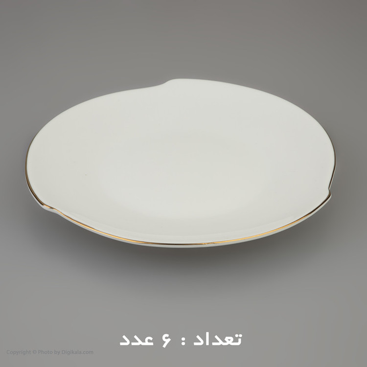 سرویس غذا خوری 30 پارچه شرکت صنایع چینی تقدیس مدل خط طلا