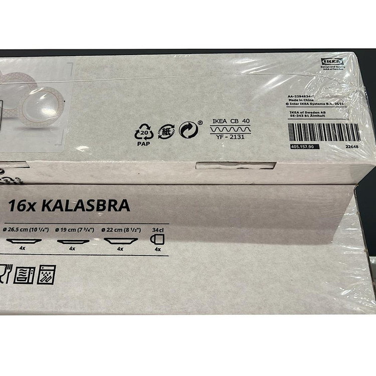 سرویس غذاخوری 16 پارچه ایکیا مدل KALASBRA