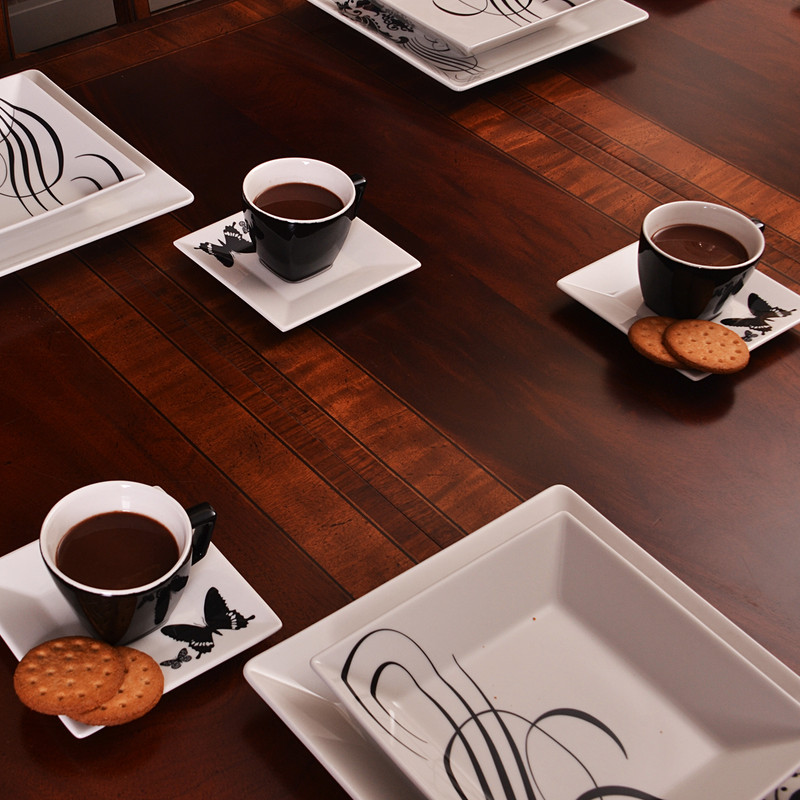 سرویس غذاخوری 30 پارچه آکسفورد مدل Tattoo