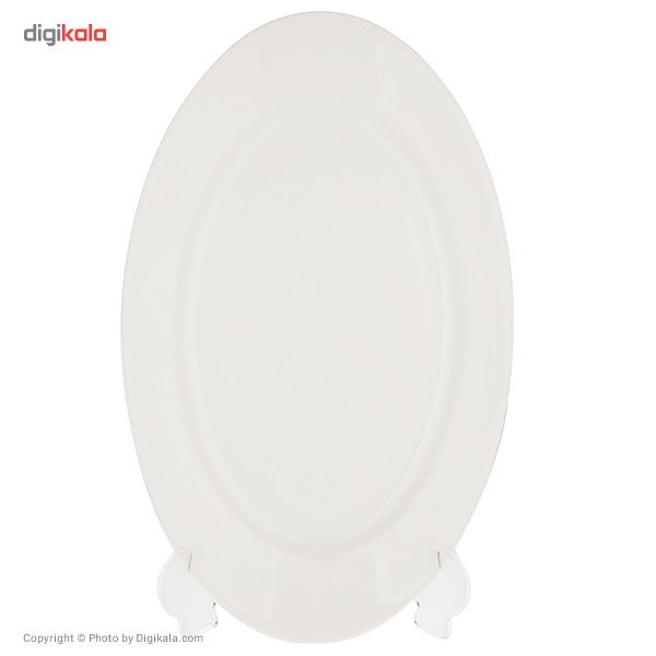 سرویس غذاخوری 102 پارچه چینی زرین ایران سری ایتالیا اف مدل White درجه عالی