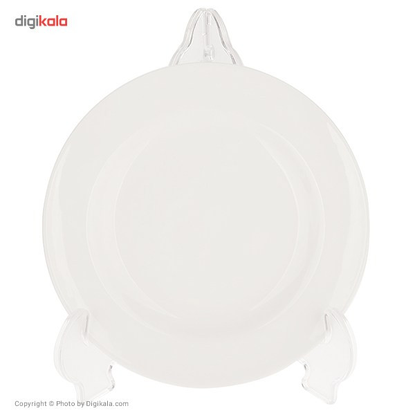 سرویس غذاخوری 102 پارچه چینی زرین ایران سری ایتالیا اف مدل White درجه عالی