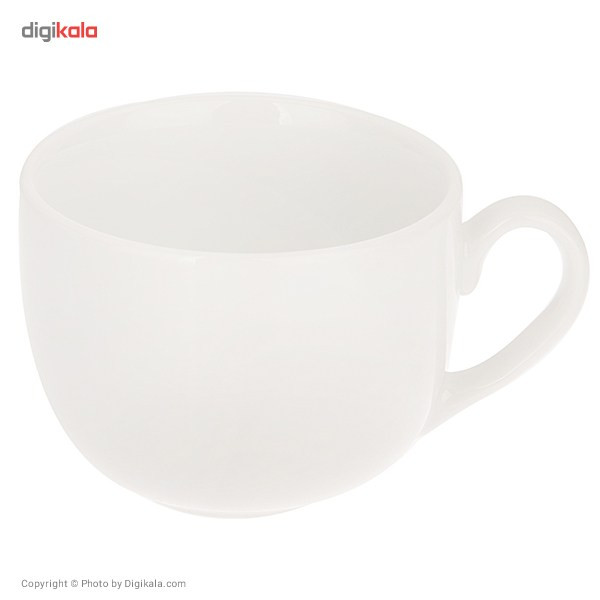 سرویس غذاخوری 102 پارچه چینی زرین ایران سری ایتالیا اف مدل White درجه عالی