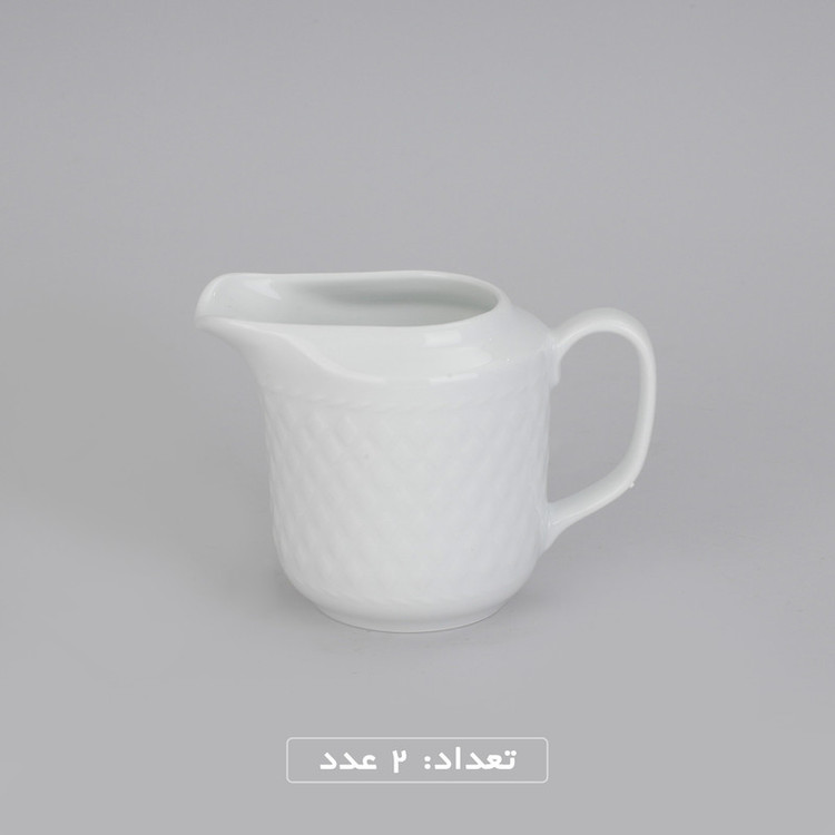 سرویس غذاخوری 102 پارچه چینی زرین ایران سری رادیانس مدل White درجه یک