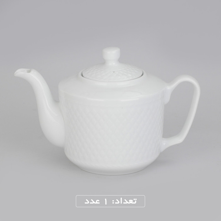 سرویس غذاخوری 102 پارچه چینی زرین ایران سری رادیانس مدل White درجه یک