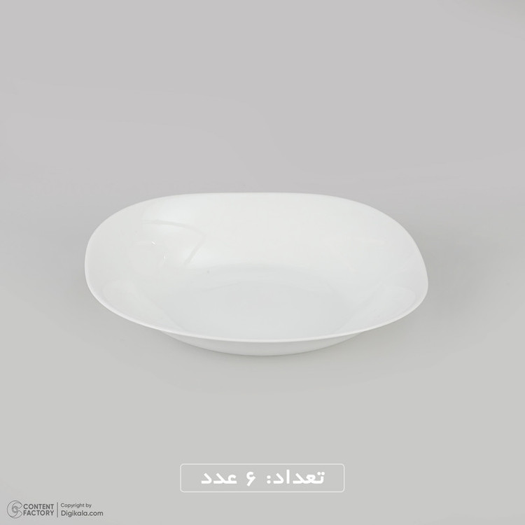 سرويس غذا خوری 26 پارچه دینو طرح مربع مدل کلاسيک