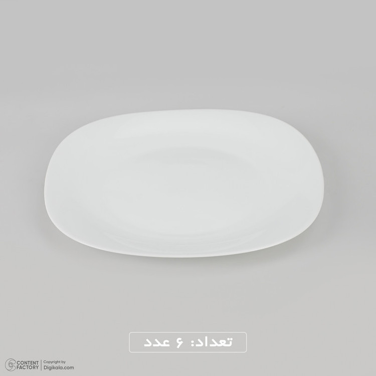 سرويس غذا خوری 26 پارچه دینو طرح مربع مدل کلاسيک
