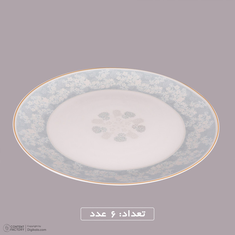 سرویس غذاخوری 18 پارچه 6 نفر دینوا ساینا مدل پرمون