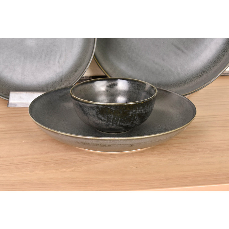 سرویس غذاخوری چینی چهار پارچه 1 نفره بی.وی.کی مدل OLEN کد 455404