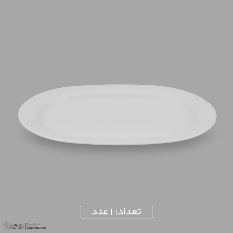 سرویس غذاخوری چینی 25 پارچه 6 نفره مقصود مدل دایره کد 006