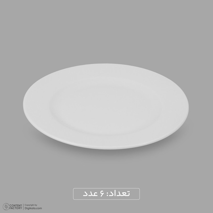 سرویس غذاخوری چینی 25 پارچه 6 نفره مقصود مدل دایره کد 009