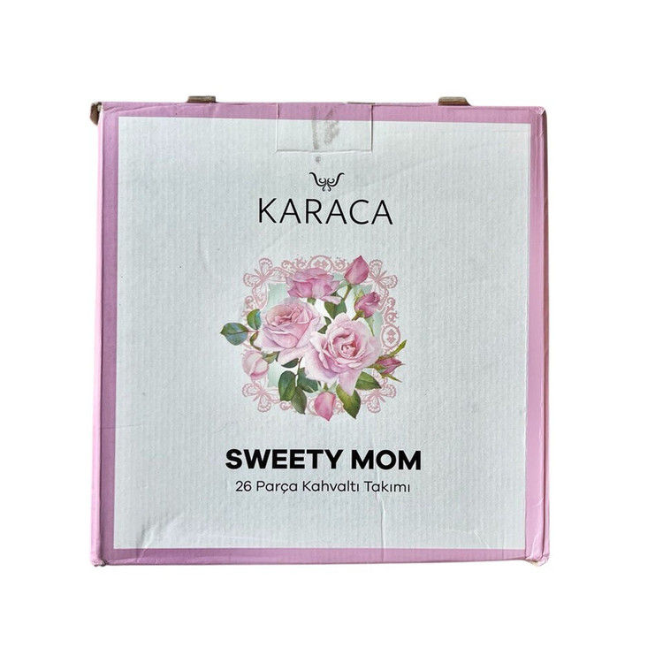 سرویس صبحانهخوری 26 پارچه 6 نفره کاراجا مدل Sweety Mom