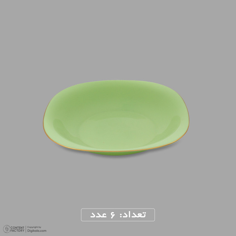 سرویس غذاخوری اوپال 26 پارچه 6 نفره گلدن اوپال مدل Carine