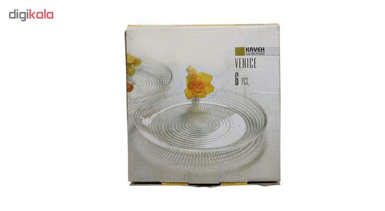 خورش خوری بلور کاوه مدل venice1103 بسته 6 عددی