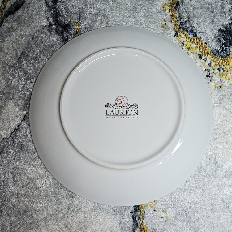 پیش دستی میوه خوری مدل تخت 21 خط طلا کد 360014 مجموعه 6 عددی
