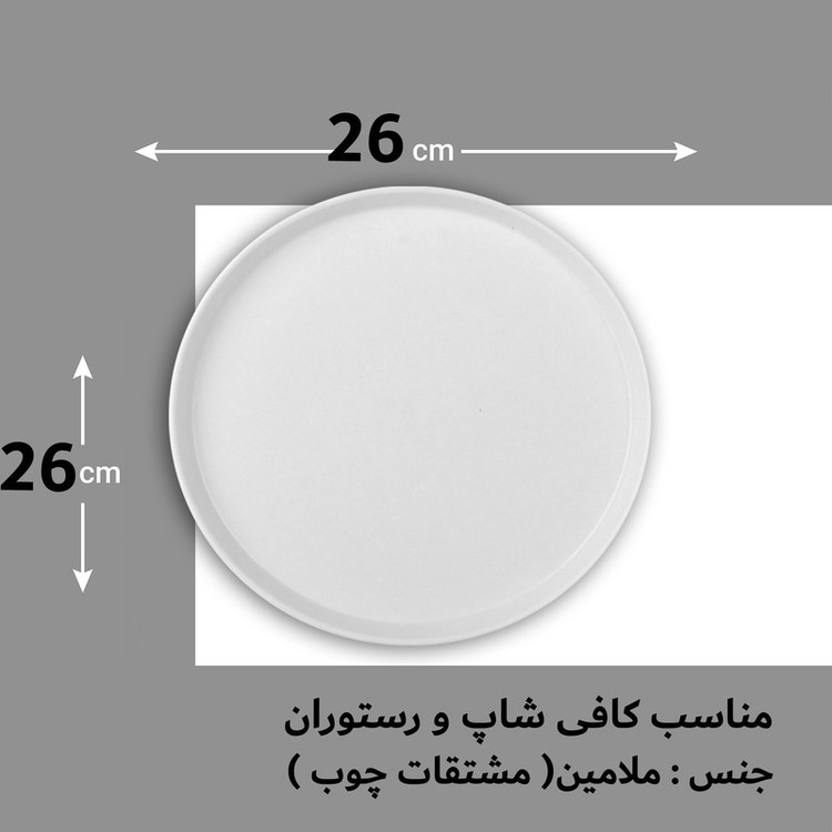 بشقاب غذا خوری لرد مدل P4001