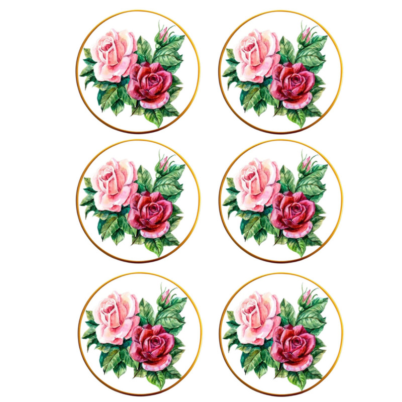 پیش دستی تویگار مدل Rose بسته 6 عددی