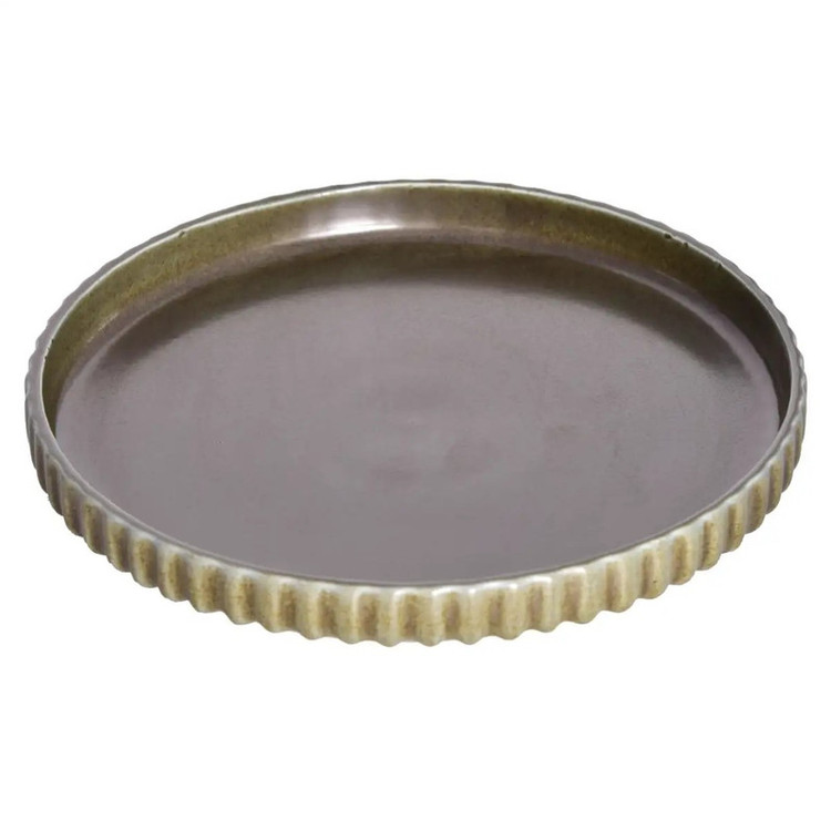 بشقاب میوه خوری بی.وی.کی مدل مجستیک شیاردار کد HS4522 مجموعه 3 عددی