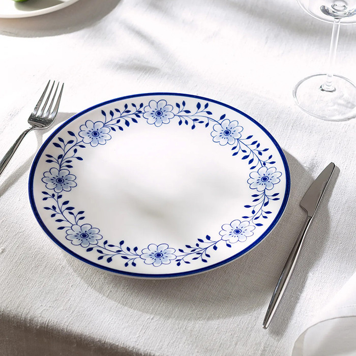 بشقاب غذاخوری مادام کوکو مدل Reve Bleu Floral 25