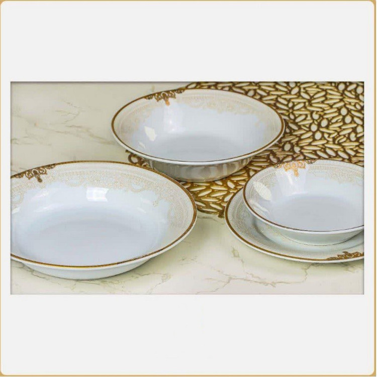 بشقاب خورش خوری پارس چینی کد 2816 مجموعه 6 عددی