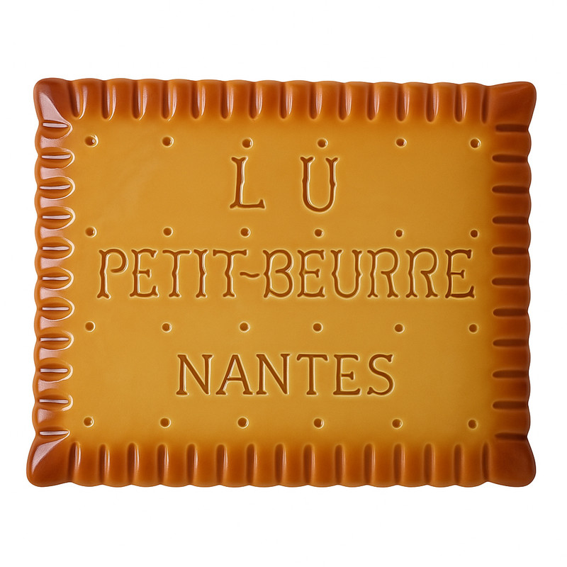 بشقاب پذیرایی مدل بیسکویت LU PETIT-BEURRE