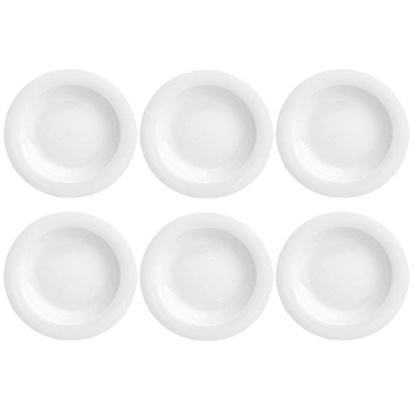 بشقاب خورش خوری چینی زرین ایران مدل h20 بسته 6 عددی